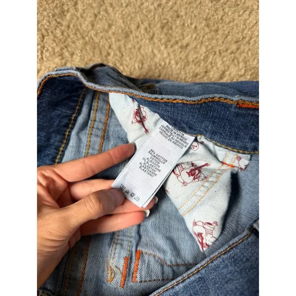 Y2K True Religion Ricky Relaxed Straight Jeans